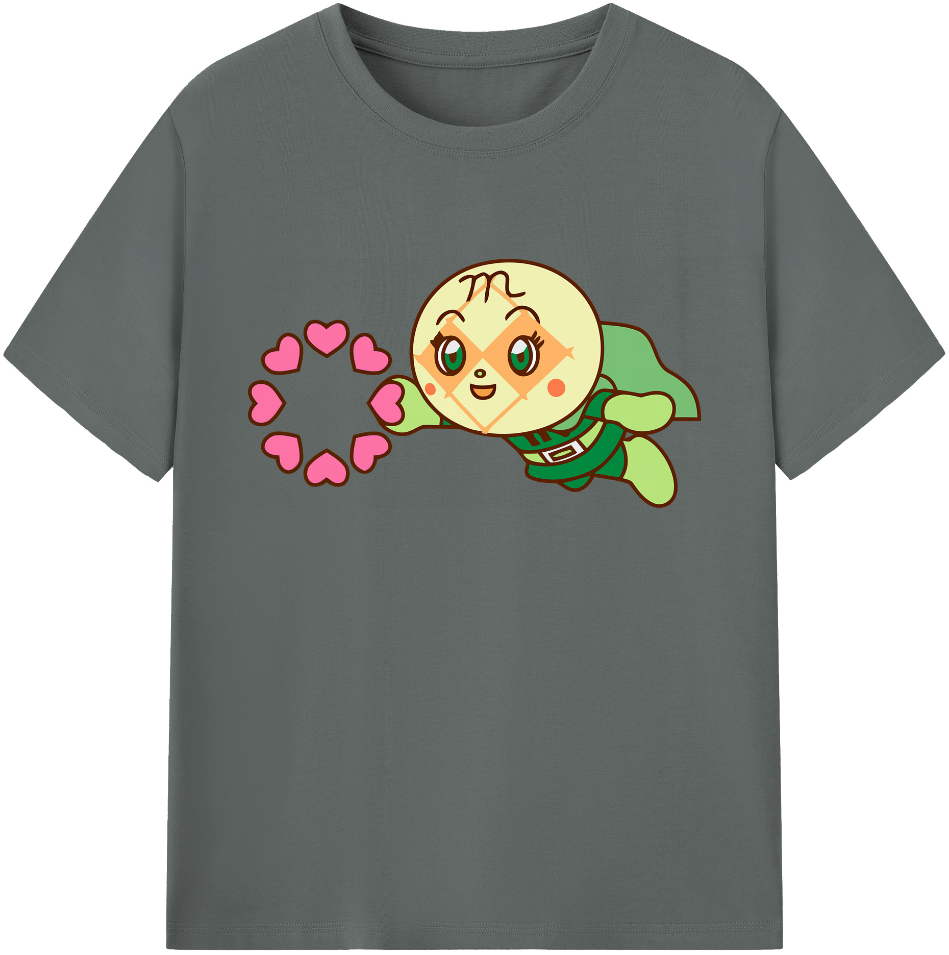 （画像用） アンパンマン Anpanman 綿100％ メンズ半袖Tシャツ｜肌触りやわらか＆通気性